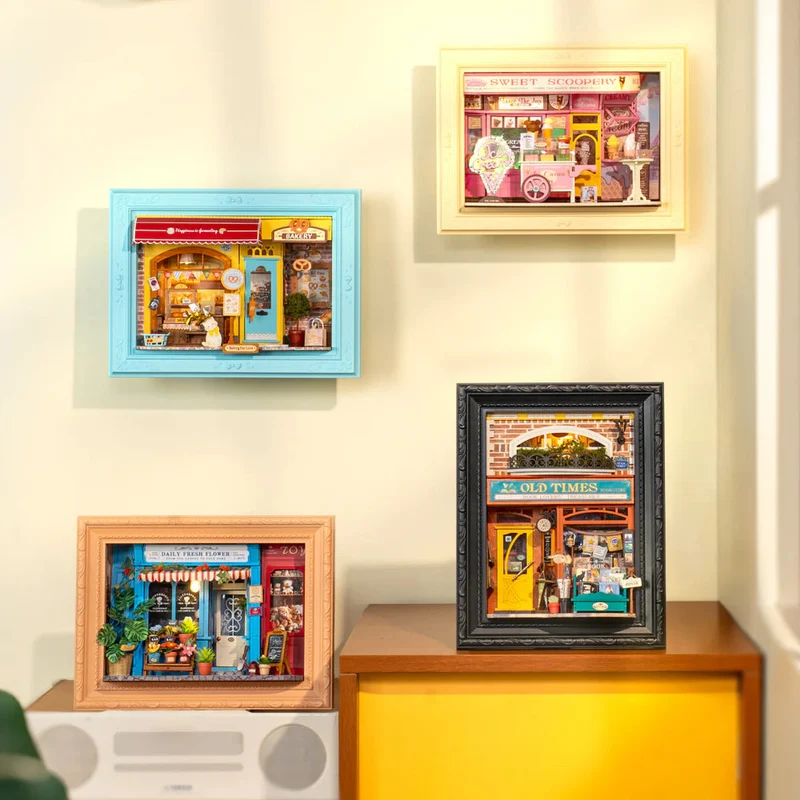 DIY Framed Old Times Bookstore