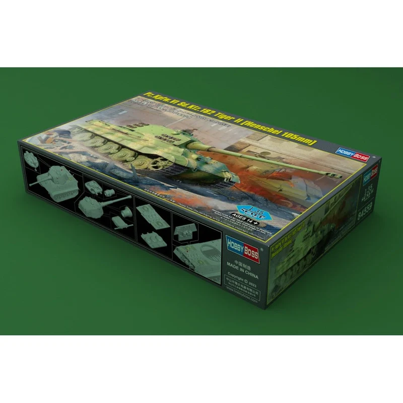 Hobby Boss 1/35 Tiger II (Henschel, 105mm) Model Kit