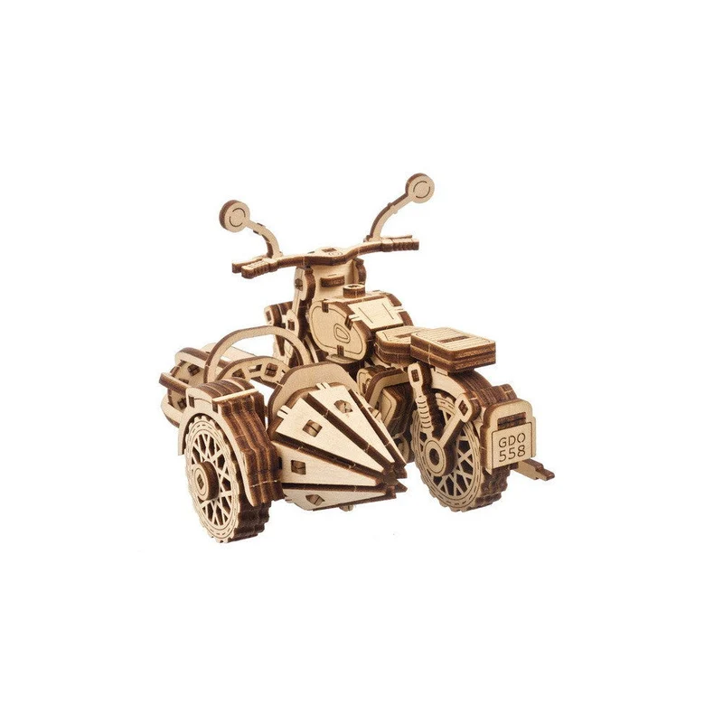Ukraine Made Ugears Hagrid's Flying Motorbike With Sidecar Wooden Model Kit