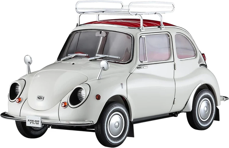 Hasegawa 1/24 Subaru 360 Deluxe with Roof Carrier - Classic Car Model Kit