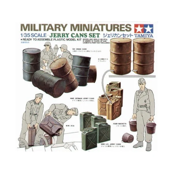 Tamiya 1/35 Jerry Can Set