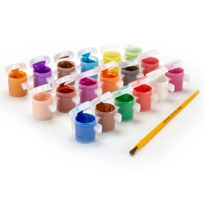 Crayola Washable Kids Paint 18 Set + Brush