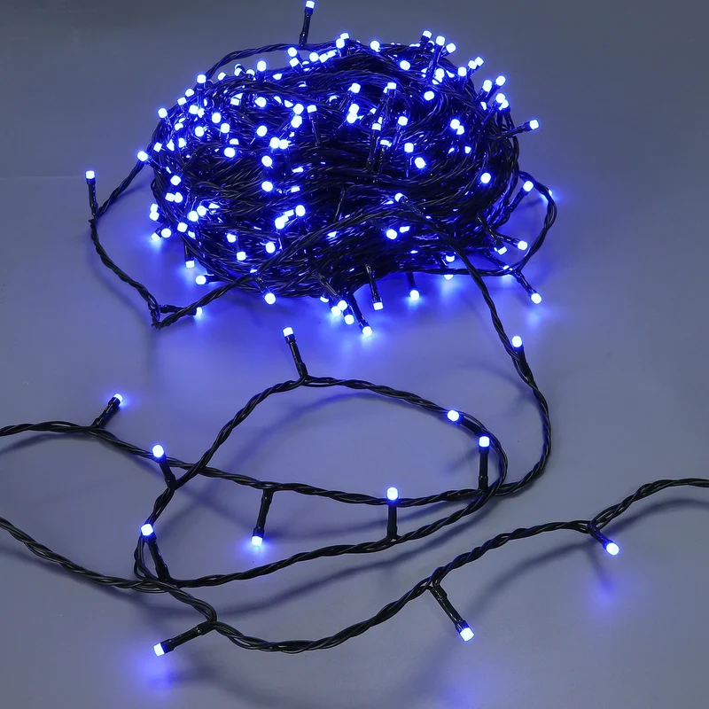 Lexi Lighting 400 RGB connectable Colour Changing String light - Dark Green