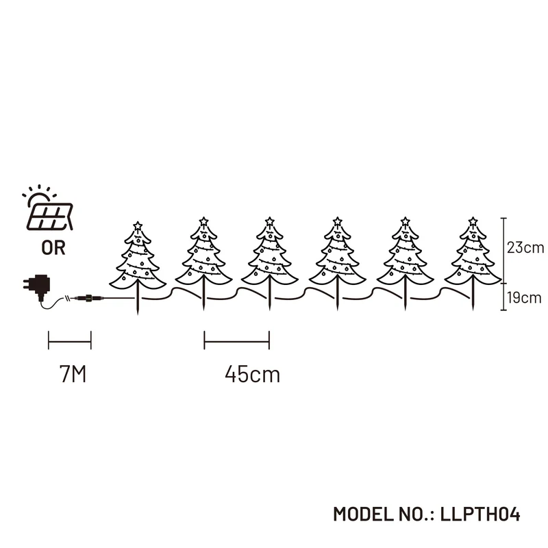 Lexi Lighting Dual Power Set of 6 LED Tree Stakes Path Light