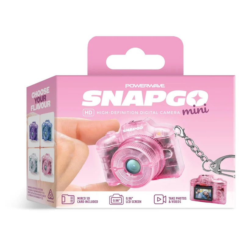 SnapGo Mini Camera (Flamingo Pink)