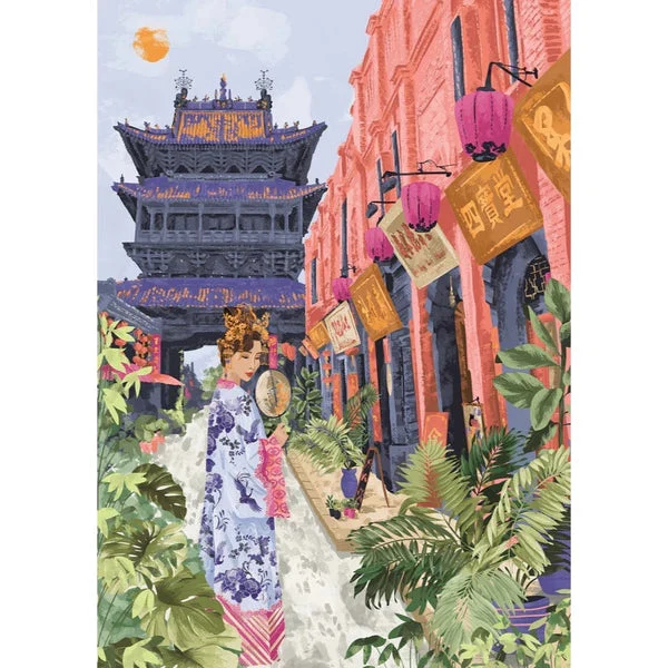 1000pc Women Around the World China Claire Morris Special Edition Jigsaw Puzzle
