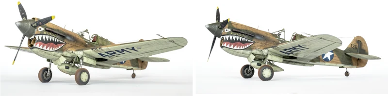 Eduard 1/48 Pacific Star P-40E Warhawk Dual Combo Model Kit (Aus Decals)