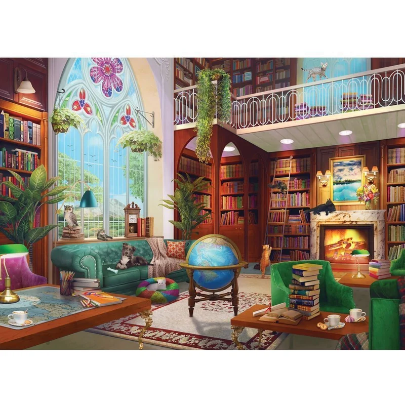1000pc Just One More Chapter: Fireplace Reading Puzzle