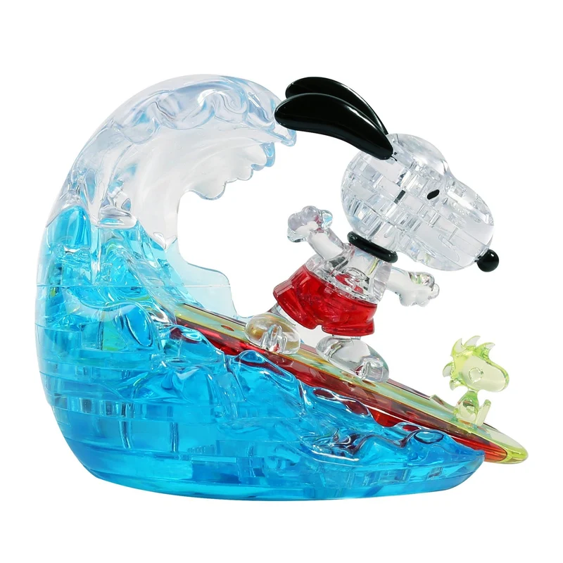 3D Snoopy Surfing Crystal Puzzle