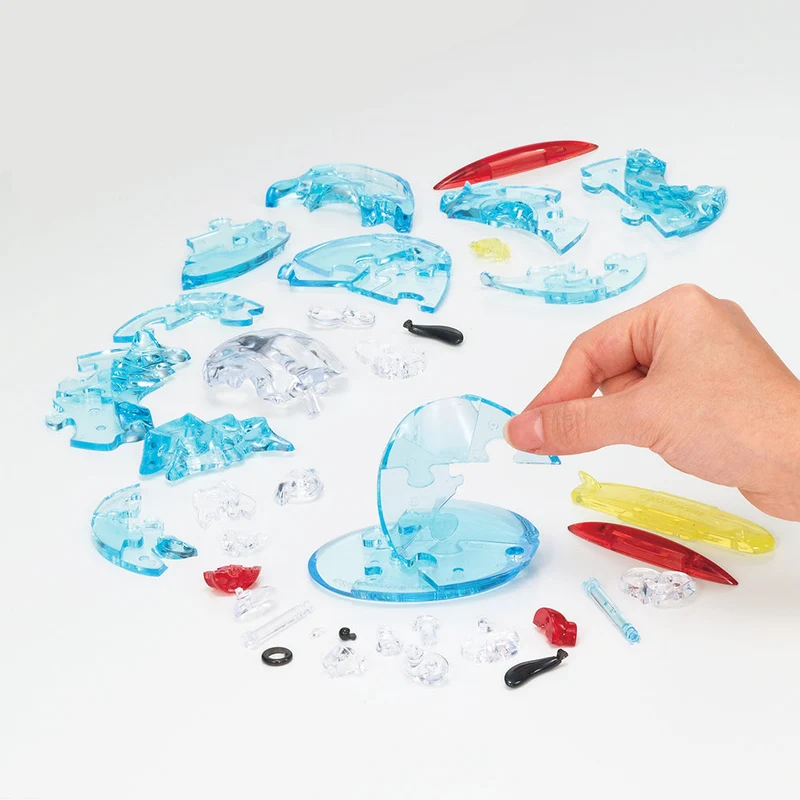 3D Snoopy Surfing Crystal Puzzle