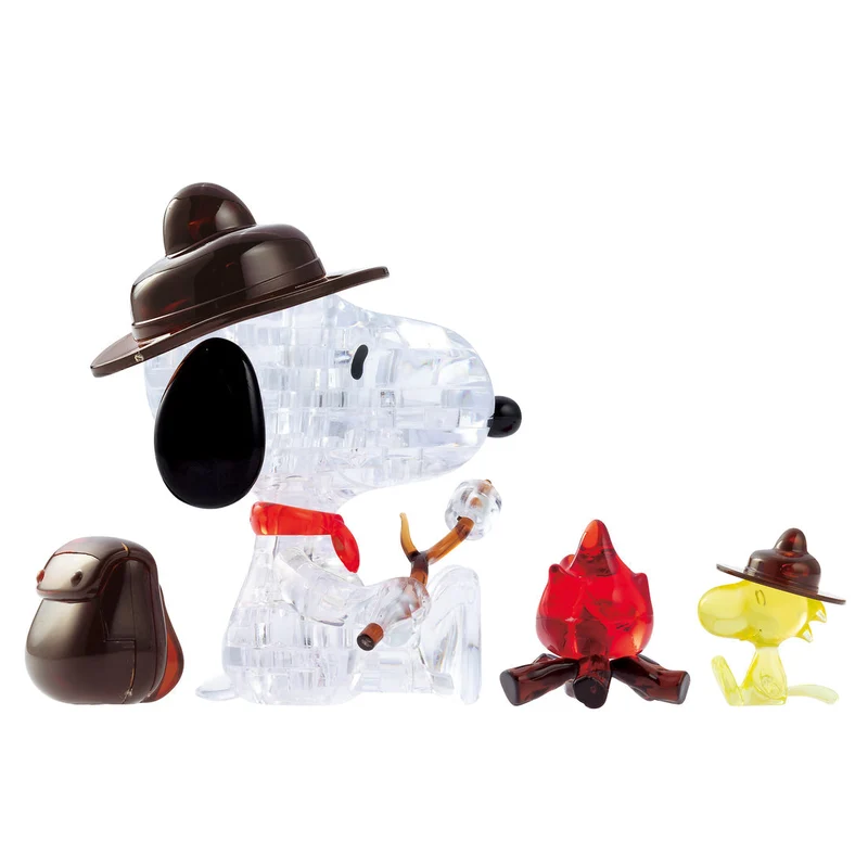 Bepuzzled 3D Snoopy Camping Crystal Puzzle