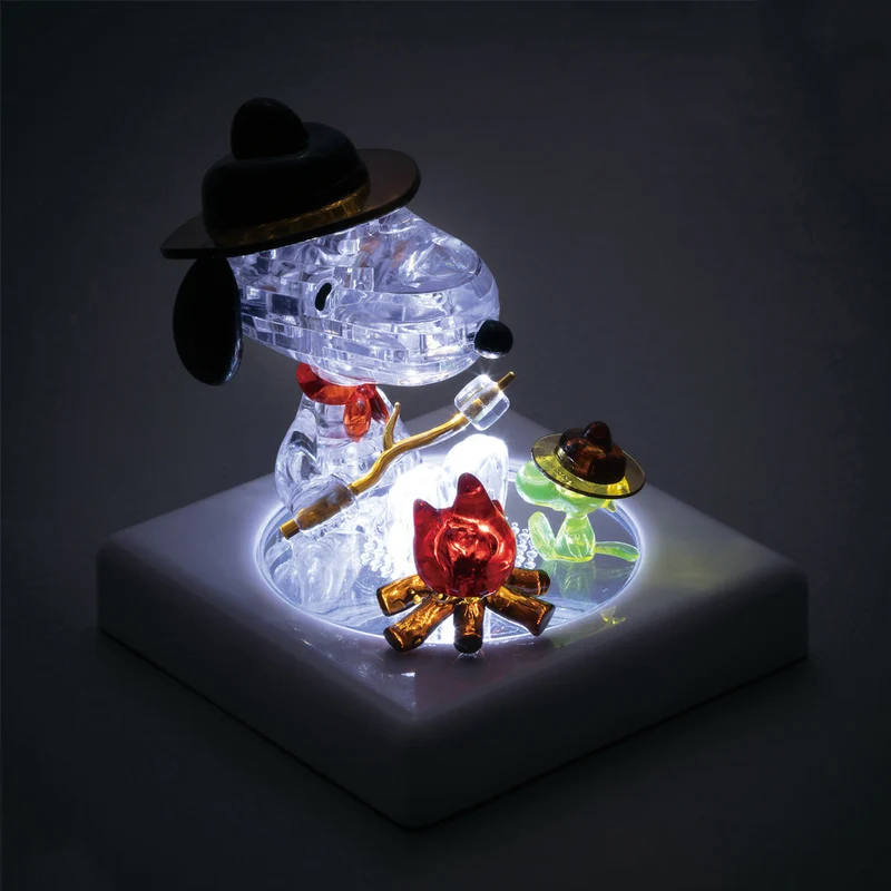 Bepuzzled 3D Snoopy Camping Crystal Puzzle