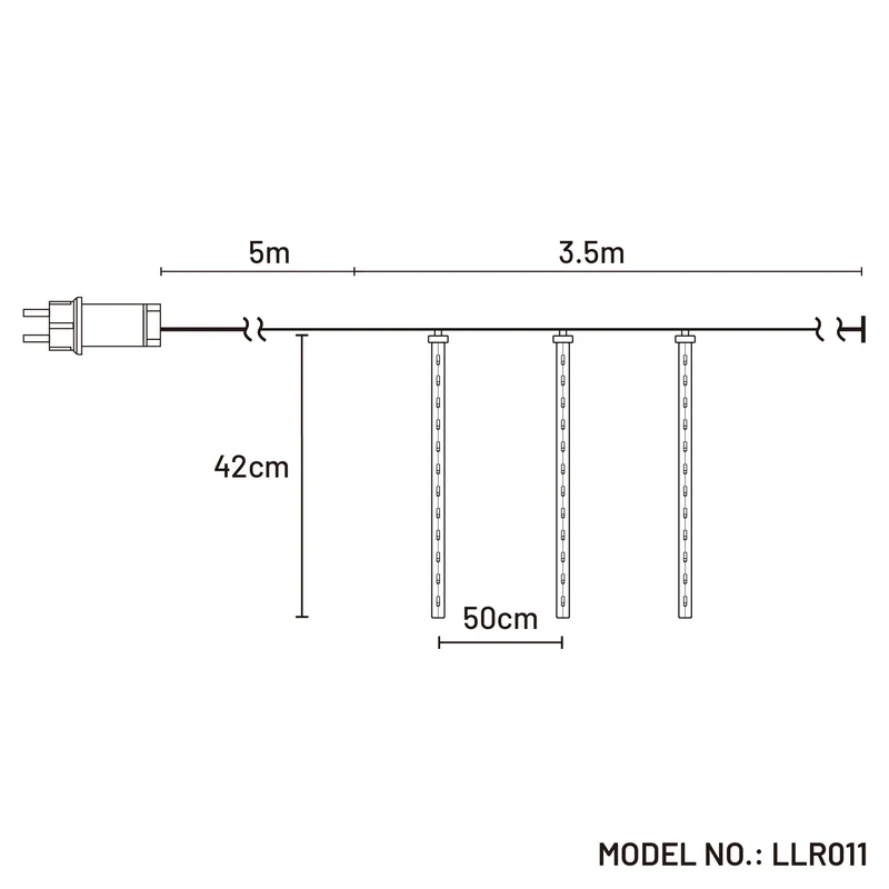 Lexi Lighting RGB Icicle Tube Light