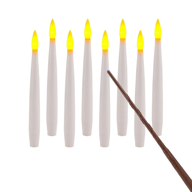 Lexi Lighting Floating Candles with Magic Wand-set of 16pcs