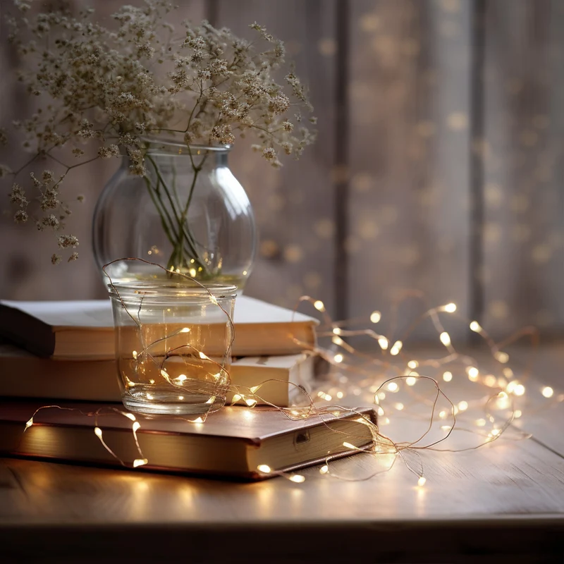 Lexi Lighting Battery Operated 40 Micro LED String Lights with Timer - Warm White