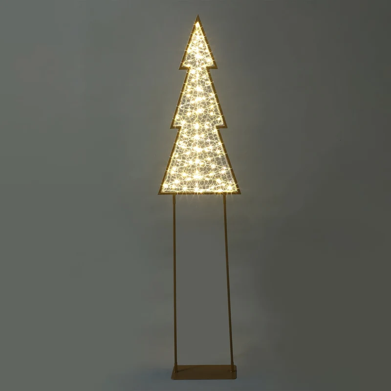 Lexi Lighting 2D Mesh Christmas Tree with twinkle LED - Warm White - Small