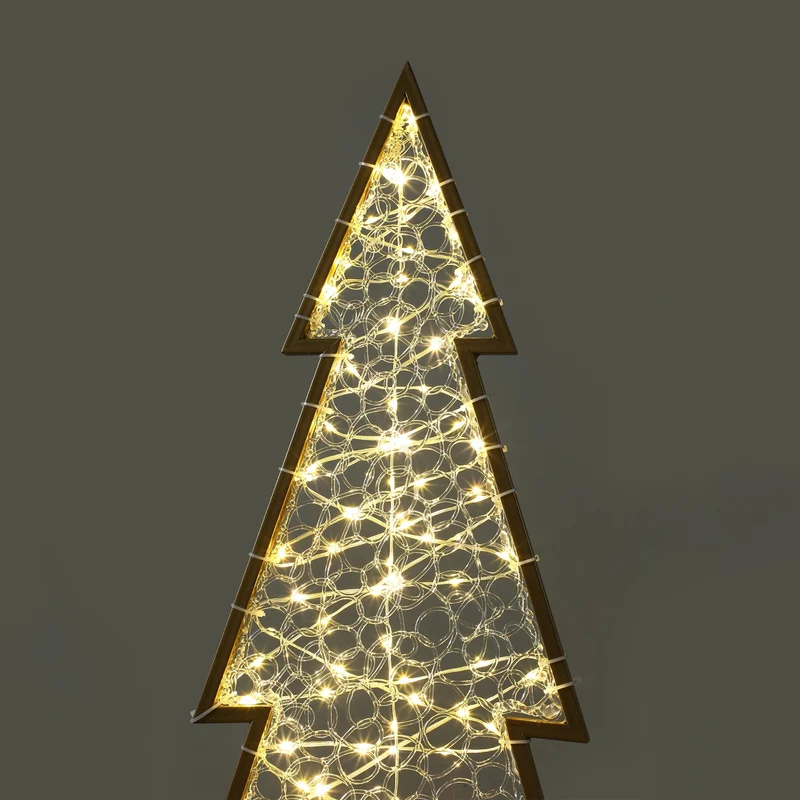 Lexi Lighting 2D Mesh Christmas Tree with twinkle LED - Warm White - Small