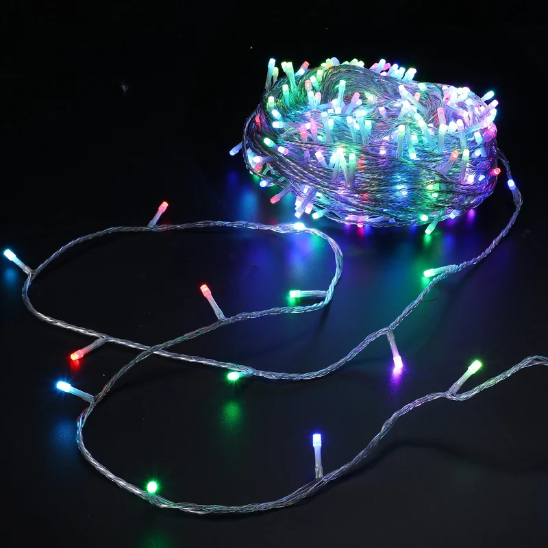 Lexi Lighting 400 RGB connectable Colour Changing String light - Clear