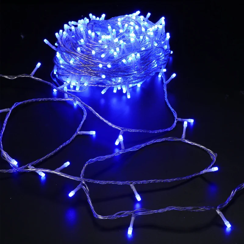 Lexi Lighting 400 RGB connectable Colour Changing String light - Clear