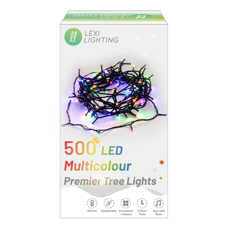 Lexi Lighting 500 LED Connectable Premier Tree Light - Multicolour