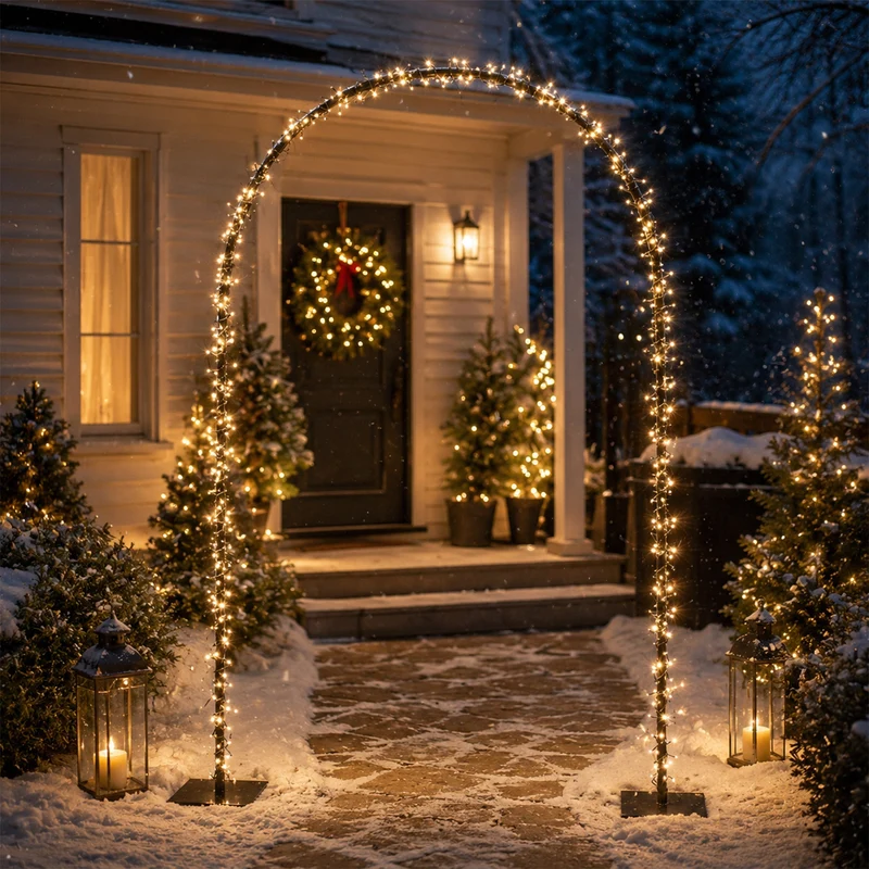 Lexi Lighting 2.3m Lit Garden Archway