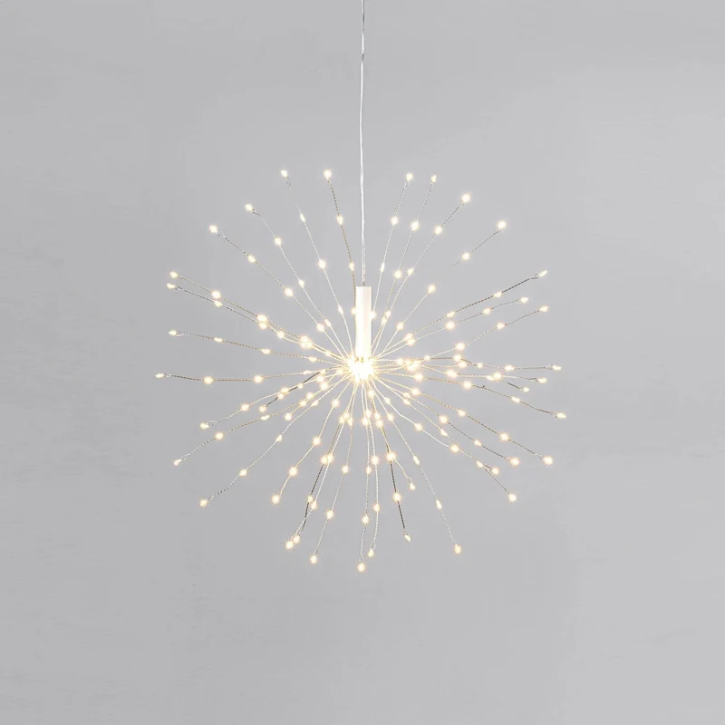 Lexi Lighting Dual Power Firework Hanging Light - 200 LED