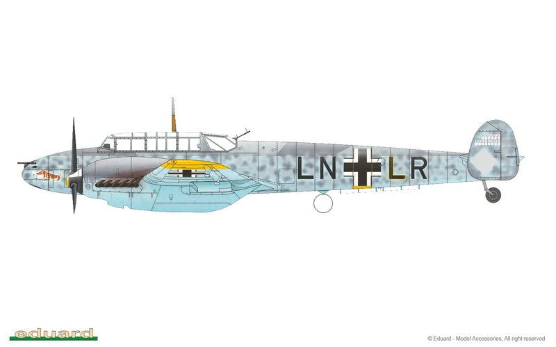 1/72 Bf 110E Model Kit