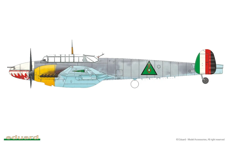 1/72 Bf 110E Model Kit