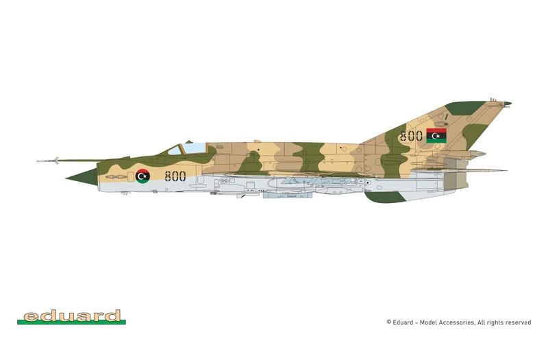 Eduard 1/72 MiG-21bis Dual Combo Model Kit