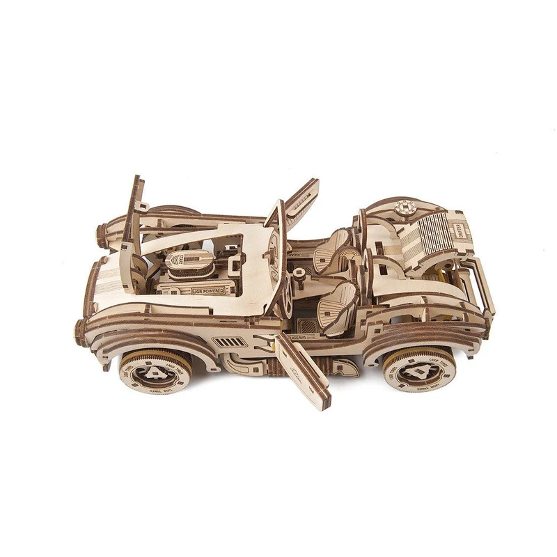 Ugears Drift Cobra Racing Car Wooden Kit 3D Puzzle DIY Toy Model