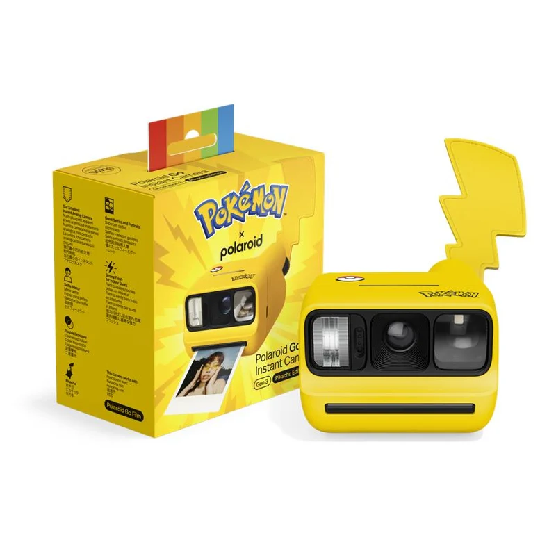 Polaroid Go Generation 3 Pokémon Instant Camera - Pikachu Edition