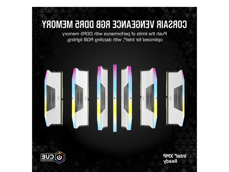 Corsair 16GB (2x8GB) CMH16GX5M2B5200Z40W Vengeance RGB 5200MHz CL40 DDR5 RAM