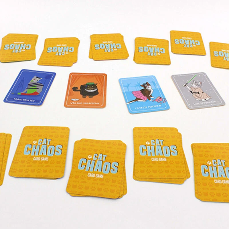 Ginger Fox Cat Chaos Card Swapping Game