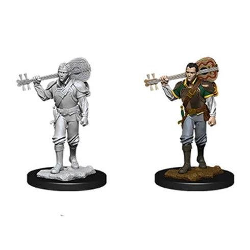 Wizkids D&D Nolzurs Marvelous Unpainted Miniatures Male Half-Elf Bard