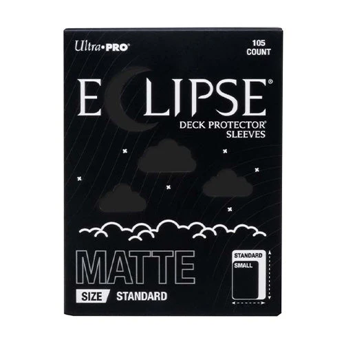 ULTRA PRO ECLIPSE Matte Standard Sleeves 105ct (Jet Black)