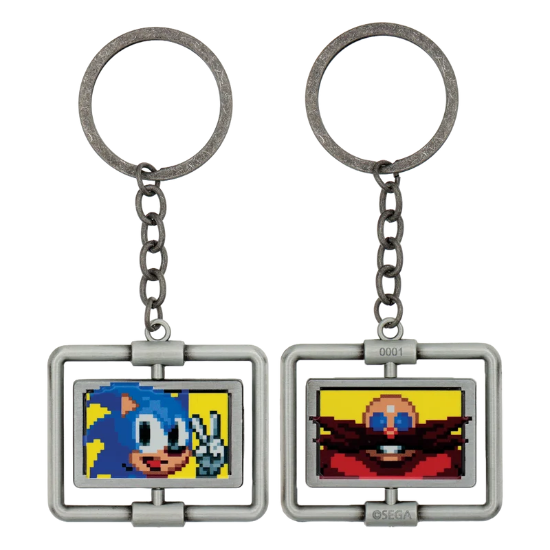 Sonic The Hedgehog - Spinning Keyring - Limited Edition