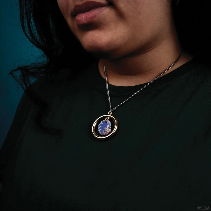 Sonic The Hedgehog Ring Necklace - Limited Edition