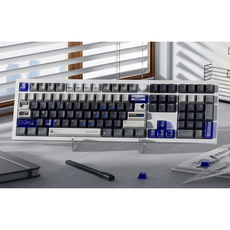 Keychron Unknown Number Navy - Cherry Profile Dye-Sub PBT Full Keycap Set (Full Set 141 Keys) (Unknown Number Navy)