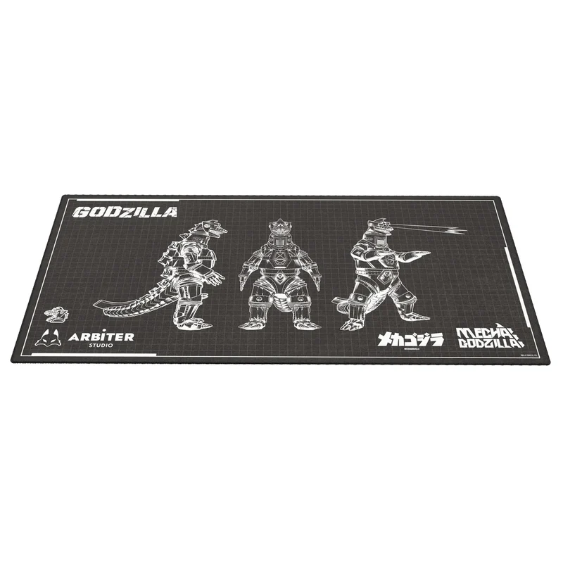 ARBITER STUDIO Black Mechagodzilla XXL 1000x500mm Cloth Mousepad