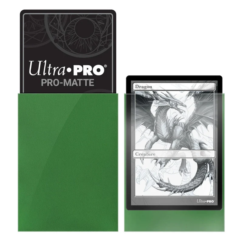 Ultra Pro: UP84517 PRO-Matte 100ct Standard Deck Protector sleeves (Green)