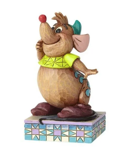 Jim Shore Disney Traditions - Cinderella Gus - Cinderelly's Friend Personality Pose