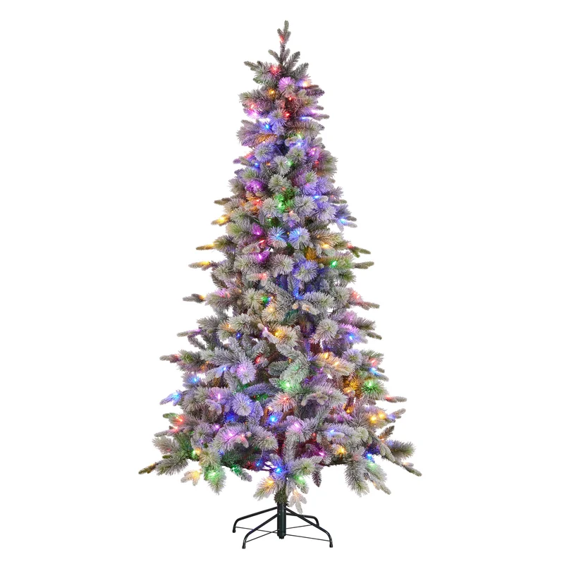 Christabelle 7.5ft Snowy Stamford Spruce Christmas Tree