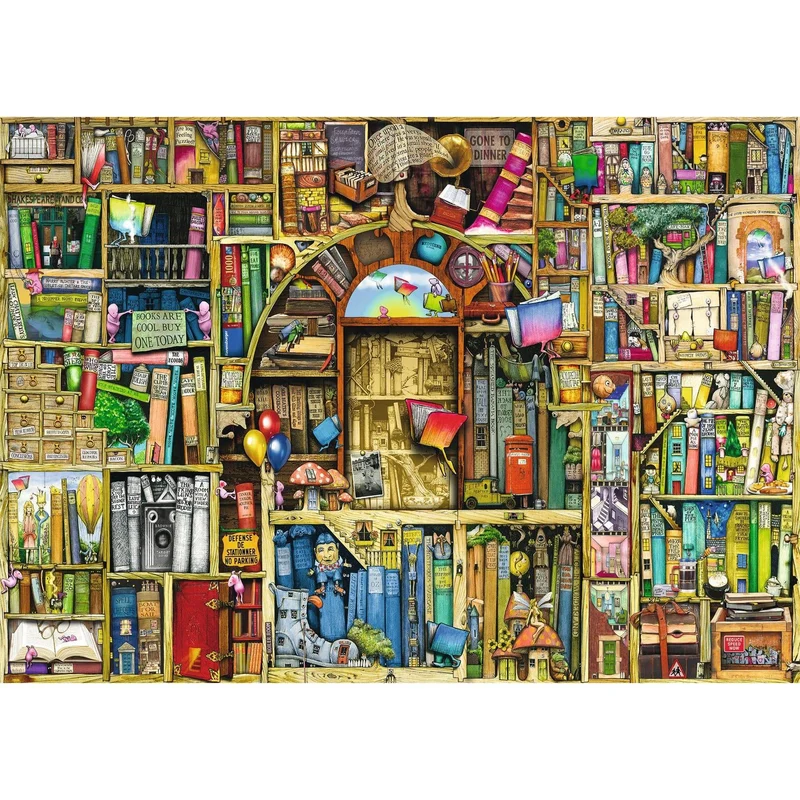 Ravensburger 1000pc The Bizarre Bookshop No 2 Puzzle