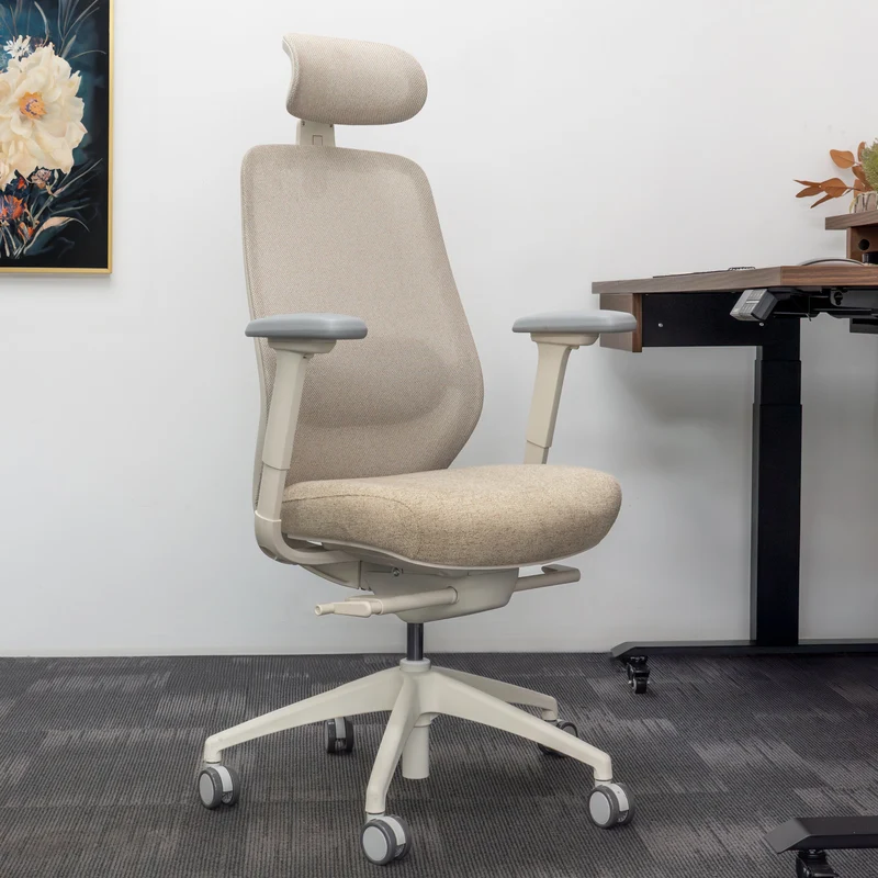 Desky CoilFlex Ergonomic Office Chair - Black / No Headrest