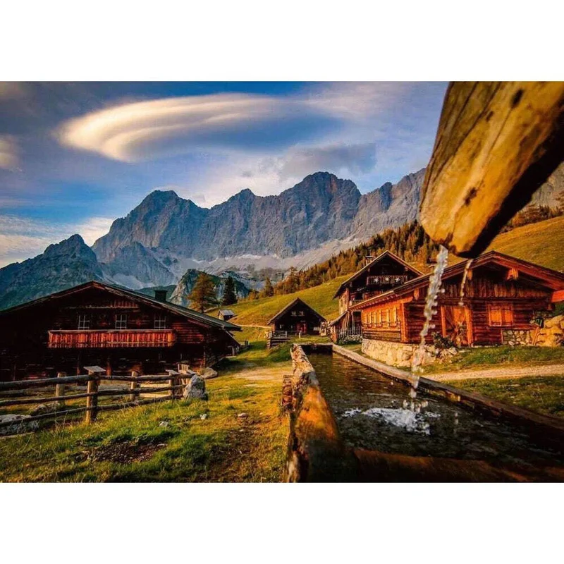 Ravensburger 1000pc Neustattalm at Dachstein Puzzle