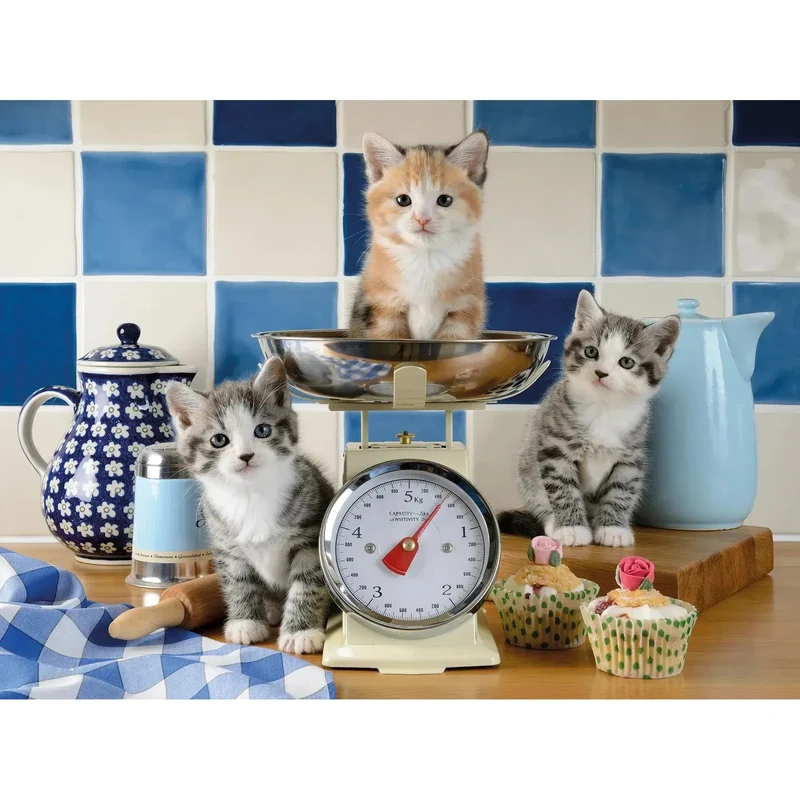 Ravensburger 1000-Pieces Crazy Cat's Easter Eggstravaganza Puzzle