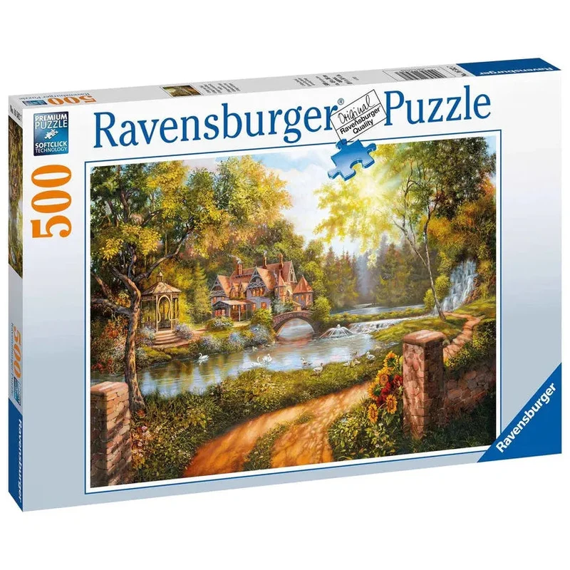 Ravensburger 500pc Cottage By The River Puzzle