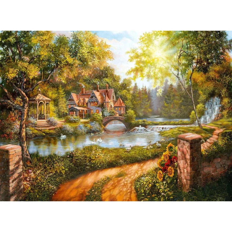 Ravensburger 500pc Cottage By The River Puzzle