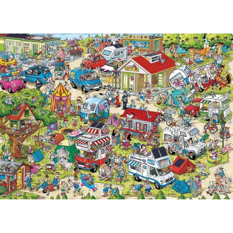 Ravensburger 1000pc Holiday Resort 1 The Campsite Puzzle