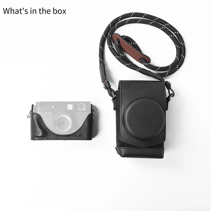 SmallRig Leather Case Kit for FUJIFILM X half (Black) 5219